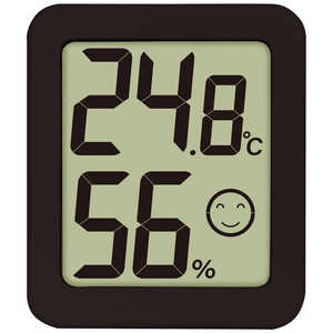 シンワ測定 シンワ73245 温湿度計 環境チェッカー ミニ 黒 #73245