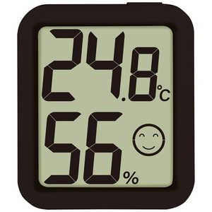 シンワ測定 シンワ73248 温湿度計 環境チェッカー ブラック #73248