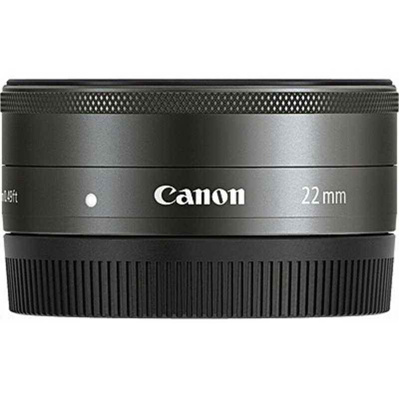 キヤノン　CANON キヤノン　CANON カメラレンズ ［キヤノンEF-M /単焦点レンズ］ ブラック EF-M22mm F2 STM EF-M22mm F2 STM