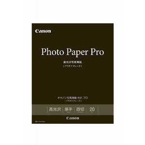 キヤノン　CANON キヤノン写真用紙･光沢 プロ プラチナグレード PT‐201YG20