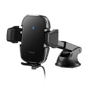 ペルシード Qi対応 自動開閉スマホホルダー ロングアーム吸盤タイプ PPH2305 ペルシード Qi対応 自動開閉スマホホルダー ロングアーム吸盤タイプ PPH2305