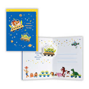 最安値 日本ホールマーク グリーティングカード 誕生お祝い 立体ディズニートイ 宇宙 6枚の価格比較