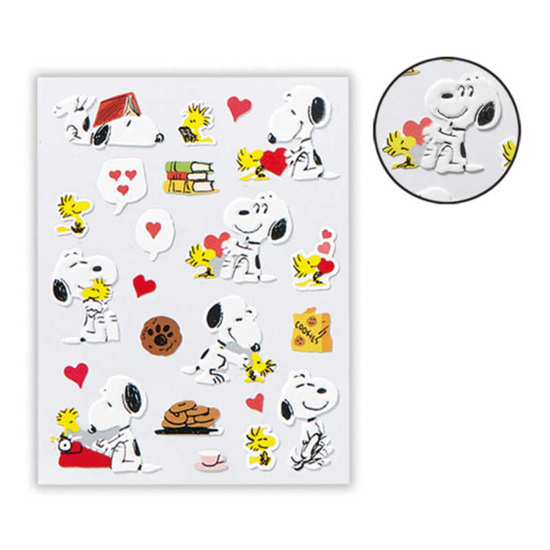 お洒落 ニホンホールマーク シｰルsnふわふわスヌｰピｰとws Els 755 102