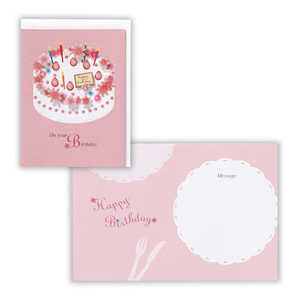 ニホンホールマーク 誕生日カード キラキラいちごケーキ2 EAP815929