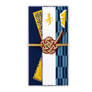 ニホンホールマーク 祝儀袋 寿スリム男矢絣紺3 EMA820282