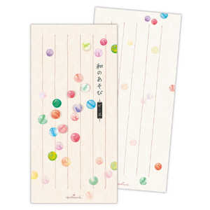 ニホンホールマーク 一筆箋 和の遊びビー玉2 EEM-842-123