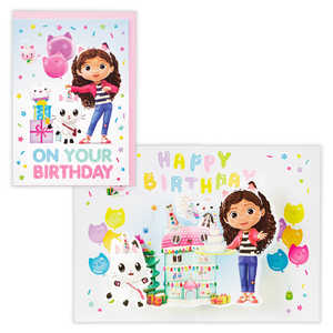 ニホンホールマーク 誕生日カード ギャビー ハッピーバースデーケーキ EAR-844-059 ニホンホールマーク 誕生日カード ギャビー ハッピーバースデーケーキ EAR-844-059