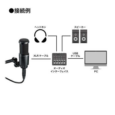 オーディオテクニカ ボーカルマイク（コンデンサー型） AT2020