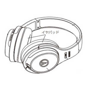 オーディオテクニカ イヤパット HP-DWL500BK オーディオテクニカ イヤパット HP-DWL500BK