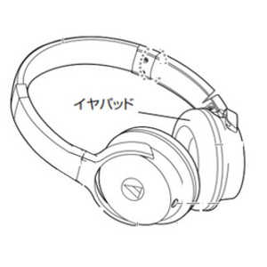 オーディオテクニカ イヤパット HP-AR3WH オーディオテクニカ イヤパット HP-AR3WH