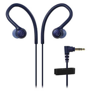 ǥƥ˥ ͭۥ ʥ뷿 Φ3.5mm ߥ˥ץ饰 ֥롼 ATH-SPORT10 BL