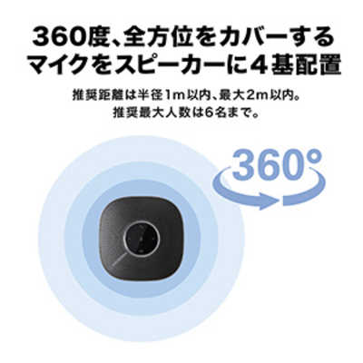 オーディオテクニカ スピーカーフォン Bluetooth＋USB-C・USB-A