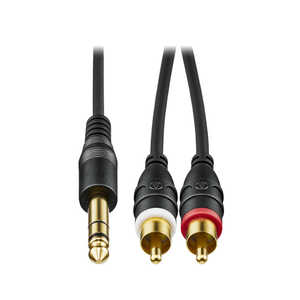 オーディオテクニカ 3m φ6.3mmステレオ標準-ピン×2 AT-MI46/3.0