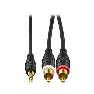 オーディオテクニカ 3m φ3.5mmステレオミニ-ピン×2 AT-MI61/3.0