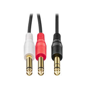 オーディオテクニカ 3m φ6.3mmモノラル標準×2-φ6.3mmステレオ標準 AT-MI84/3.0