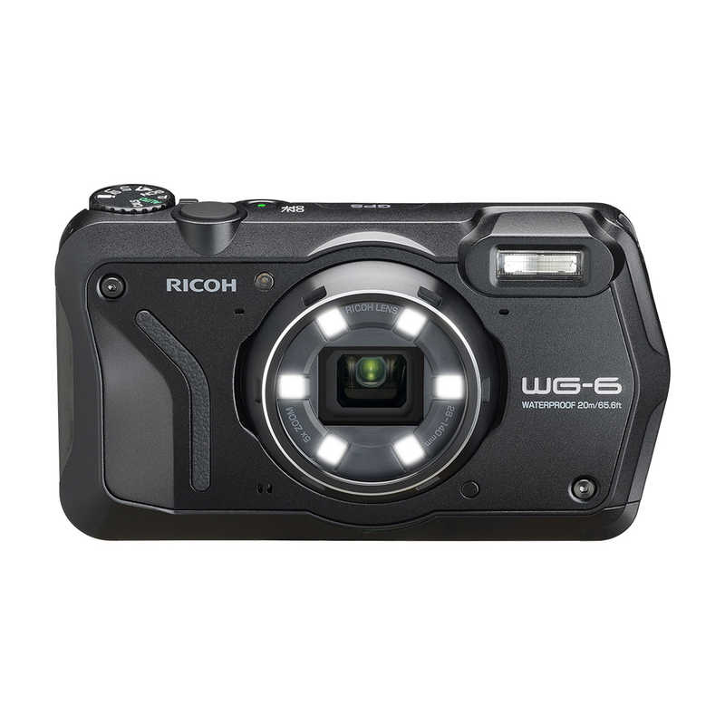 リコー　RICOH リコー　RICOH コンパクトデジタルカメラ (防水+防塵+耐衝撃) RICOH WG-6 (ブラック) RICOH WG-6 (ブラック)