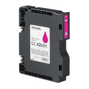 ＜コジマ＞ リコー RICOH 純正プリンターインク SGカートリッジ マゼンタ Lサイズ マゼンタ GC42MH