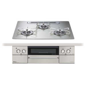 パロマ フェイシス ガラストップ シャインシルバー オーブン不可 スレンレスゴトク 60cm ［約60cm /プロパンガス］ (宅配商品) PD-893WT-U60GH
