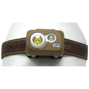 リッチボンド FIRE-FOX 滑らないヘッドバンド付 完全防水 LED ヘッドランプ FX-1910