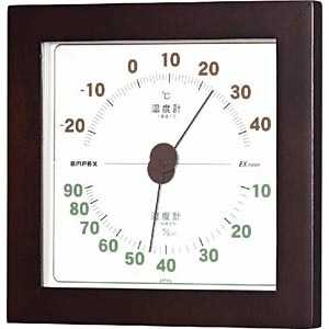 エンペックス 温湿度計｢ウエストン｣ TM‐762 (ウォルナット)