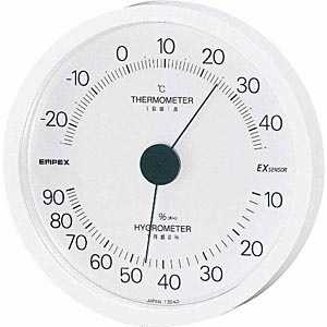 エンペックス 温湿度計｢エクシード｣ TM-2301(ホワイト)