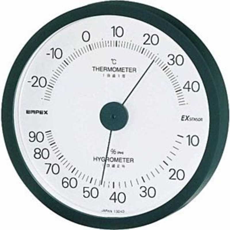 エンペックス エンペックス 温湿度計｢エクシード｣ TM‐2302(ブラック) TM‐2302(ブラック)