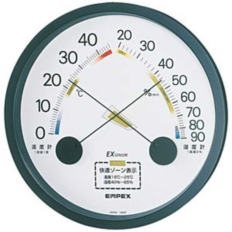 エンペックス エンペックス 温湿度計 エスパス ブラック [アナログ] TM2332 TM2332