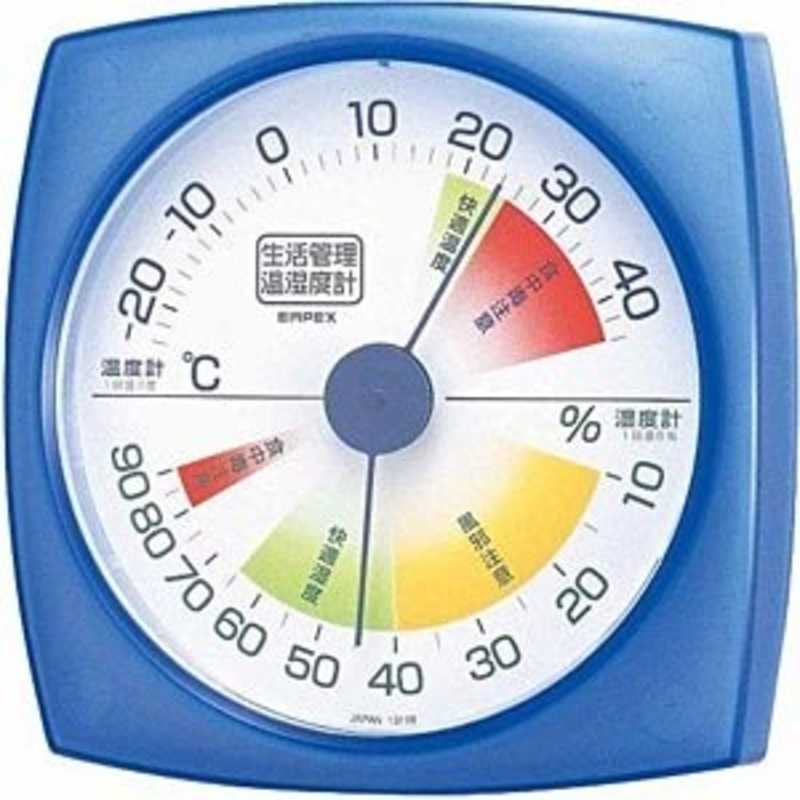 エンペックス エンペックス 温湿度計 クリアブルー [アナログ] TM2436 TM2436