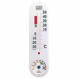 エンペックス 温湿度計 クリアホワイト [アナログ] TG2451