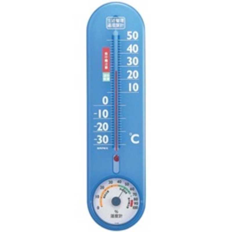 エンペックス エンペックス 温湿度計 クリアブルー [アナログ] TG2456 TG2456