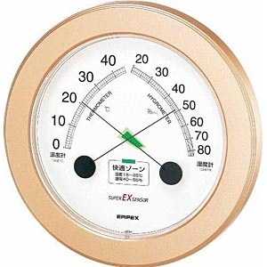 エンペックス スーパーEX高品質温湿度計 EX‐2738 (シャンパンゴｰルド)