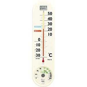 エンペックス 環境管理温湿度計｢省エネさん｣ TG‐2776(オフホワイト)