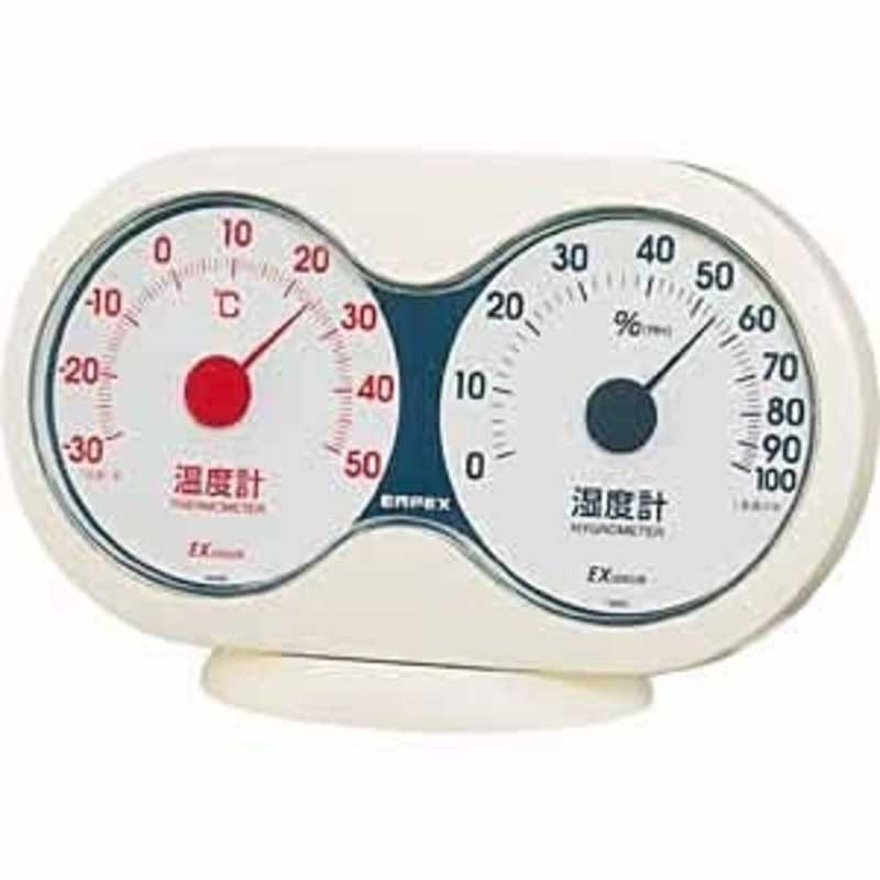 エンペックス エンペックス 温湿度計 ｢アキュート｣ TM-278 TM-2781(オフホワイト) TM-2781(オフホワイト)