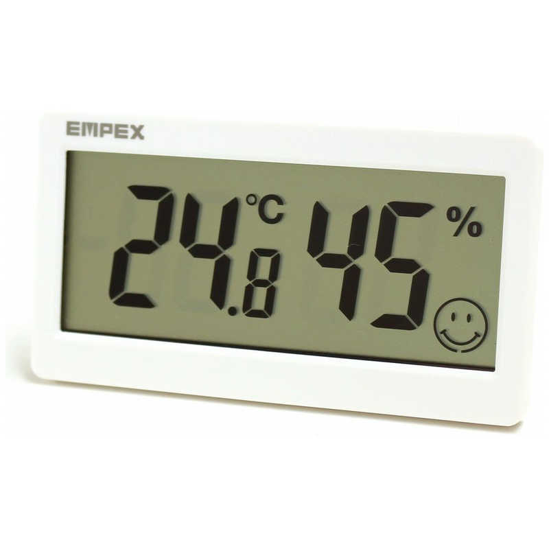 エンペックス エンペックス おうちルーム温湿度計 スリム(ホワイト) [デジタル] TD8512 TD8512