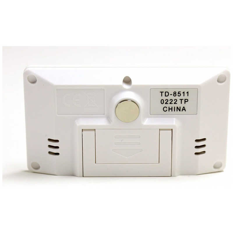 エンペックス エンペックス おうちルーム温湿度計 スリム(ホワイト) [デジタル] TD8512 TD8512