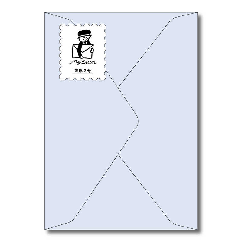 長門屋商店 長門屋商店 洋2封筒 my letter ラベンダー フY224 フY224