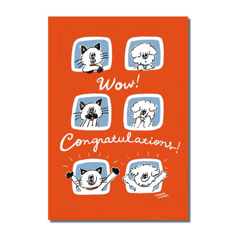 長門屋商店 長門屋商店 W＆N ポストカード(congratulations) WN0001 WN0001