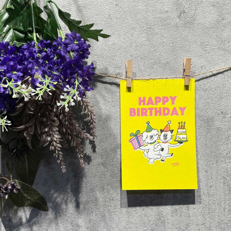 長門屋商店 長門屋商店 W＆N ポストカード(happy birthday) WN0002 WN0002