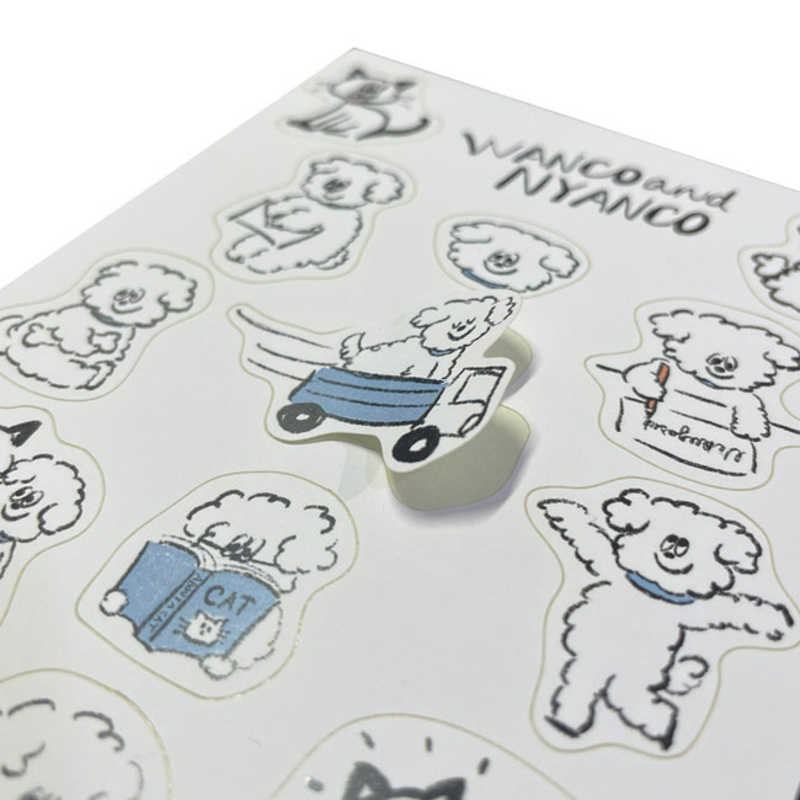 長門屋商店 長門屋商店 W＆N ダイカットシール(わんこ) WN0006 WN0006