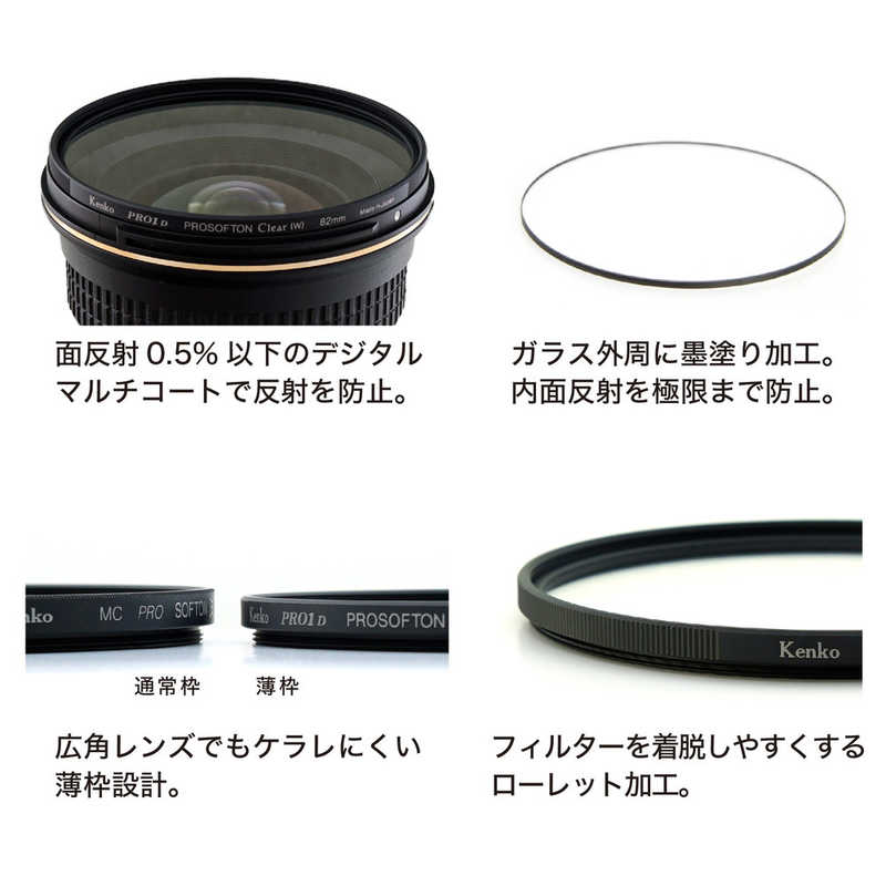 ケンコー ケンコー PRO1D プロソフトン クリア(W) 49mm PRO1DPROSOFTONCLEAR49 PRO1DPROSOFTONCLEAR49