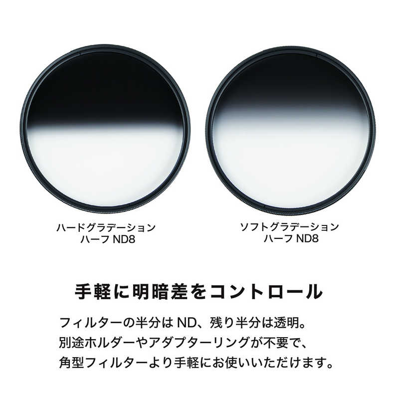 ケンコー ケンコー ソフトグラデーション ハーフND8 67mm  [67mm] 67SSGND8 67SSGND8