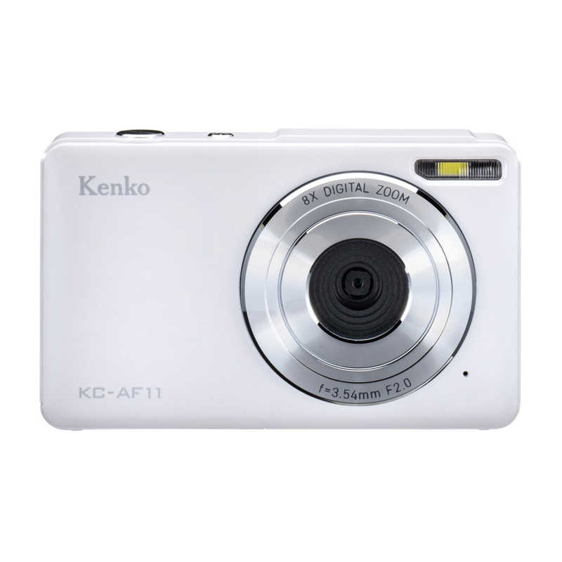 ケンコー ケンコー Kenko デジタルカメラ KC-AF11 LTD ホワイト(限定モデル・液晶保護フィルム付き) KCAF11LTD KCAF11LTD