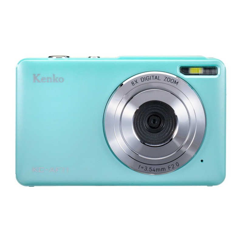 ケンコー ケンコー Kenko デジタルカメラ KC-AF11 LTD グリーン(限定モデル・液晶保護フィルム付き) KC-AF11 LTD KC-AF11 LTD