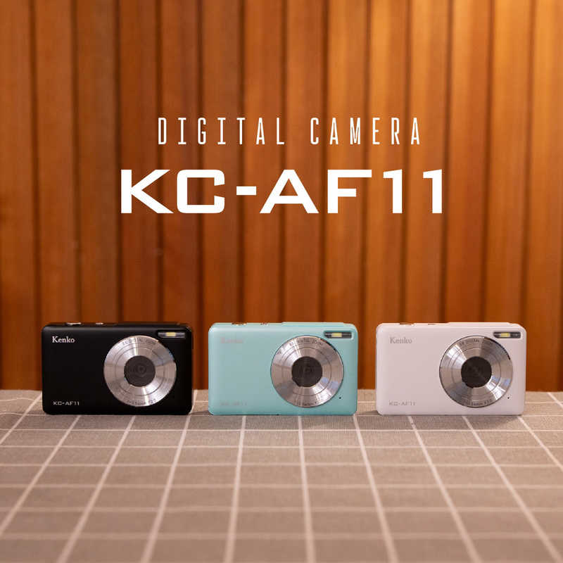 ケンコー ケンコー Kenko デジタルカメラ KC-AF11 LTD グリーン(限定モデル・液晶保護フィルム付き) KC-AF11 LTD KC-AF11 LTD