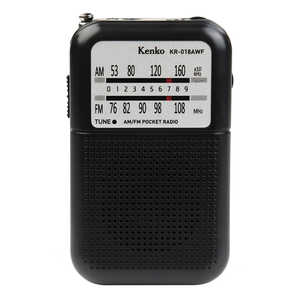 ケンコー Kenko AM/FMポケットラジオ ［ワイドFM対応 /AM/FM］ KR-018AWF
