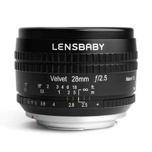 レンズベビー カメラレンズ  Velvet 28 28mm F2.5 ソフト (ニコンF用) ブラック
