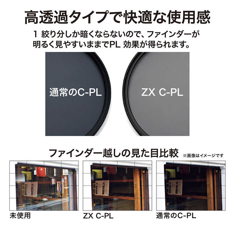 ケンコー 77mm PLフィルターZXゼクロス C-PL