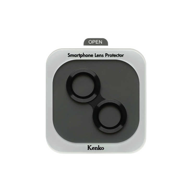 ケンコー ケンコー スマートフォンレンズプロテクター for iPhone 13/13 mini ブラック LENSPTIP13BR LENSPTIP13BR