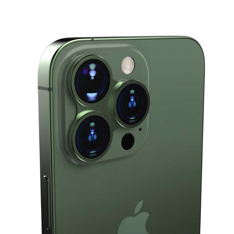 ケンコー ケンコー スマートフォンレンズプロテクターfor iPhone 13 Pro/13 Pro Max グリーン LENSPTIP13PROGR LENSPTIP13PROGR