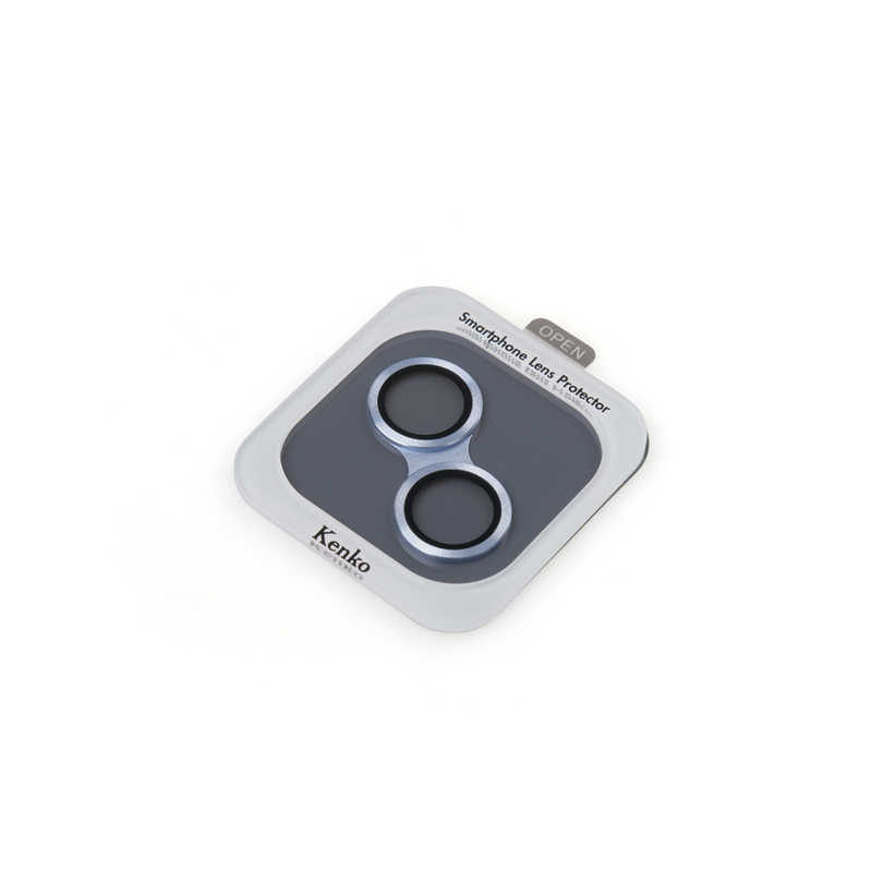 ケンコー ケンコー Kenko スマートフォンレンズプロテクター iPhone 15/15 Plus ブルー SPLP15 SPLP15